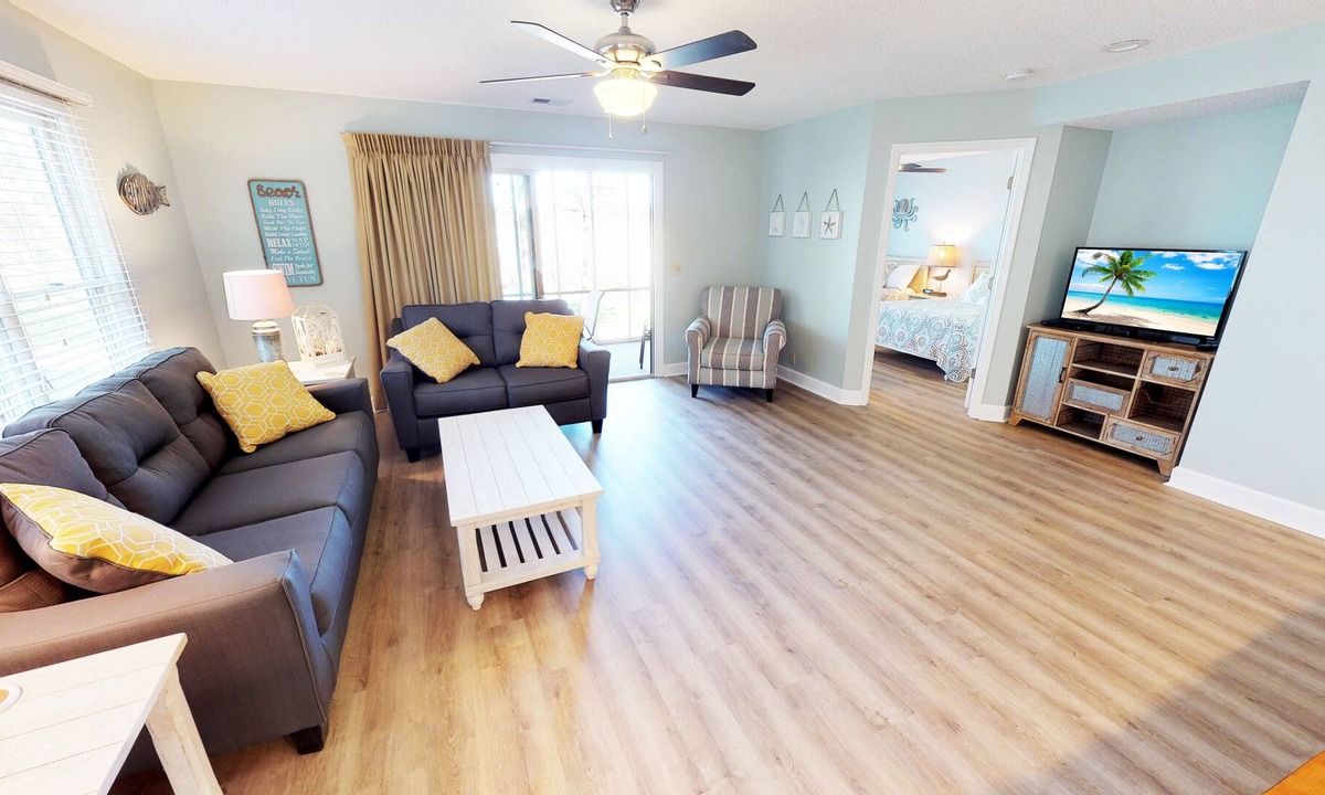 Sea Trail Condo | 2nd Floor Updated 2 BR Villa in Sunset Beach - Beautiful Views - (RC403)