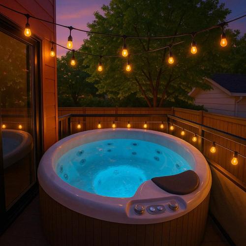 West Edmonton Apartment | 9BDRM Chic Luxury Retreat - Hot Tub - AC - BBQ - Sleeps 23