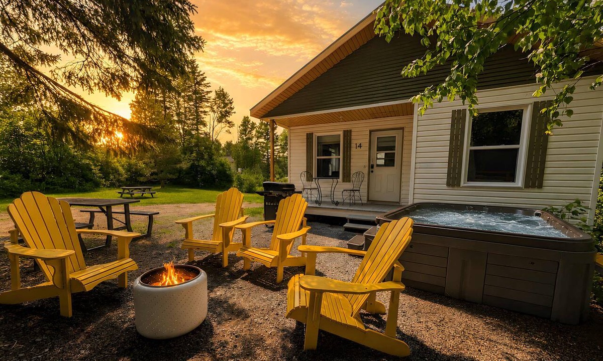 Saint-Tite-des-Caps Ski Chalet | Charlevoix - Chalet w/Spa, BBQ, Firepit & Nature