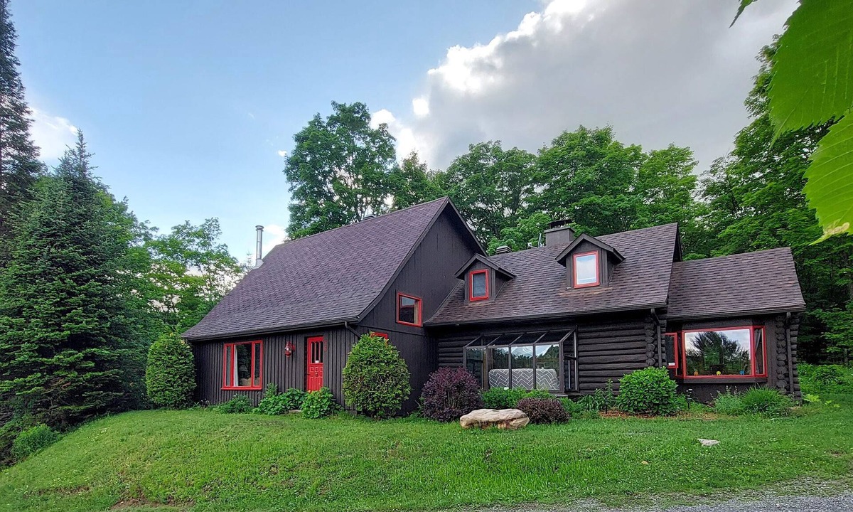 Morin Heights Ski Chalet | Charming spacious rustic Chalet with view minutes away from major ski centers .