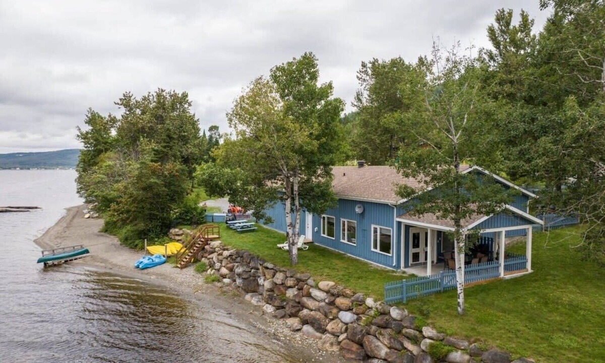 Pohenegamook Ski Chalet | Domaine Bleu - Lakefront & Private Beach