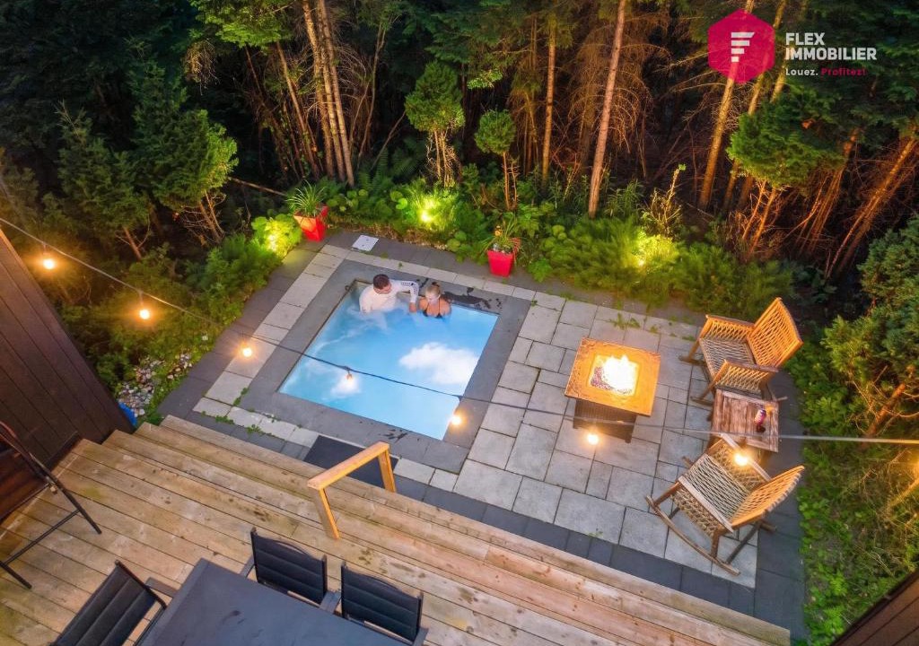Pont-Rouge House | La Villa du Spa Creusé - Chalet avec spa extérieur privé à Pont-Rouge - Resort près de Québec