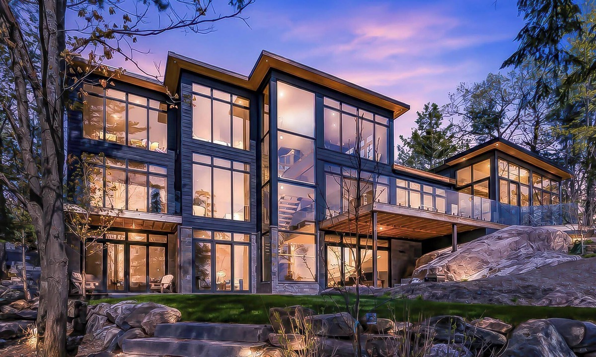Port Carling Cottage | Lake Joseph, newly built, 5-Bedroom, Gym, boathouse, rooftop deck - fire table