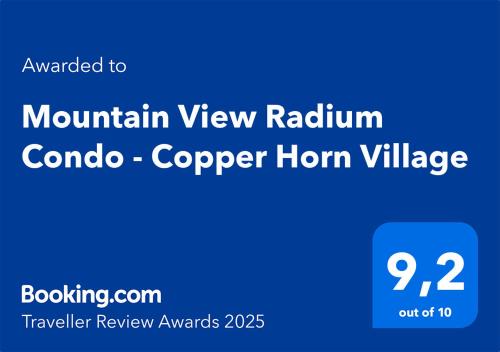 Radium Hot Springs Apartment | Mountain View Radium Condo - Copper Horn Village