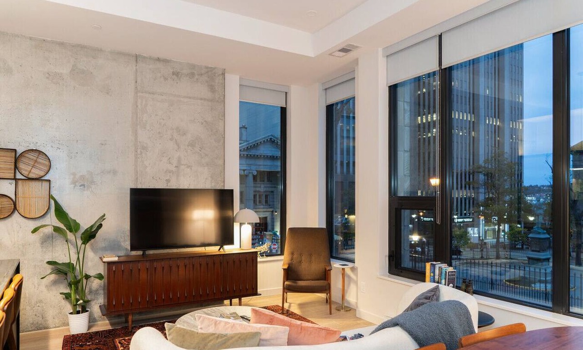 Downtown Halifax Apartment | *NEW Designer Mid-Century Modern 2B/2B
