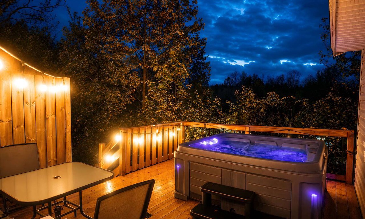 Saint-Tite-des-Caps Ski Chalet | Relaxing Chalet Getaway with Spa, Fireplace & BBQ