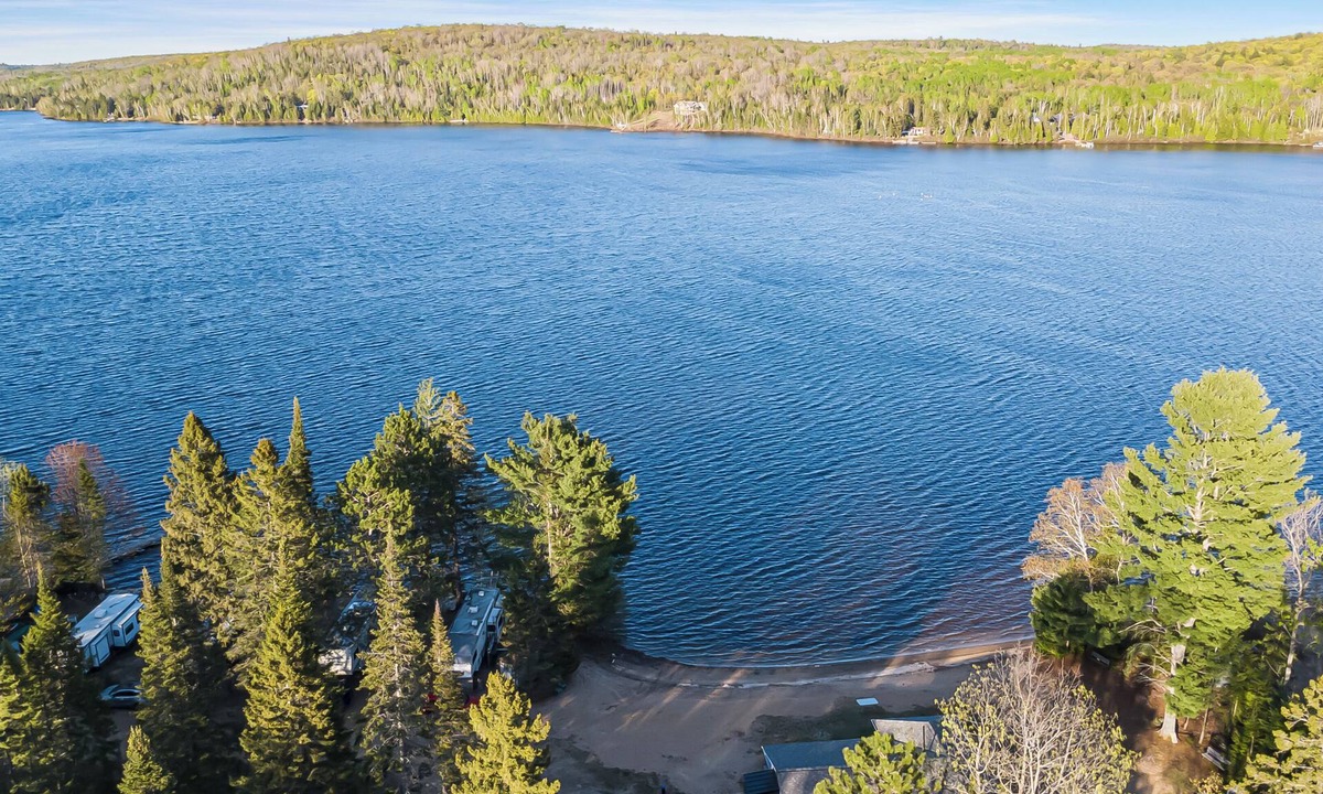 Lake St. Peter Cabin | Sandy Shores Cabin on Lake St. Peter with Fire Pit+BBQ