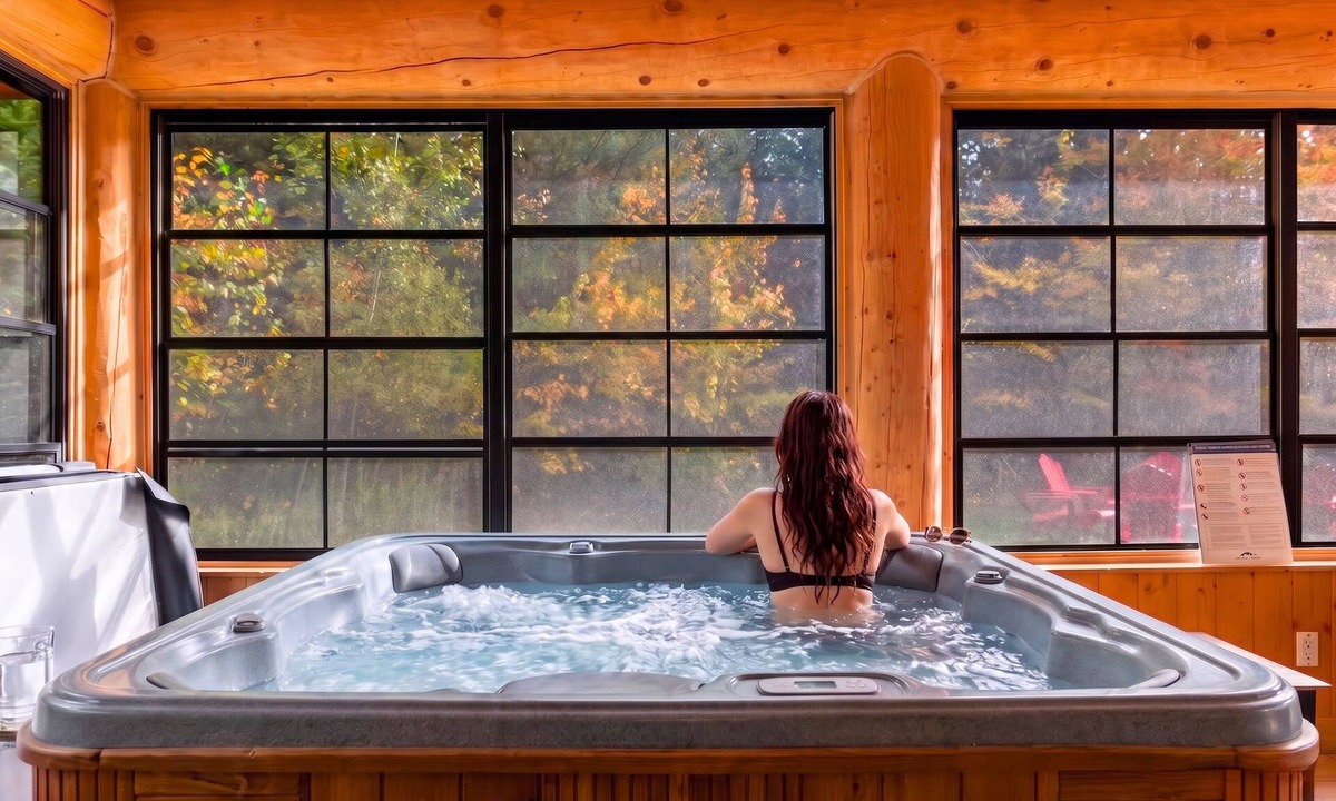 Mille-Isles Ski Chalet | Serenity/Private spa & sauna, Pool, Lake & Kayak