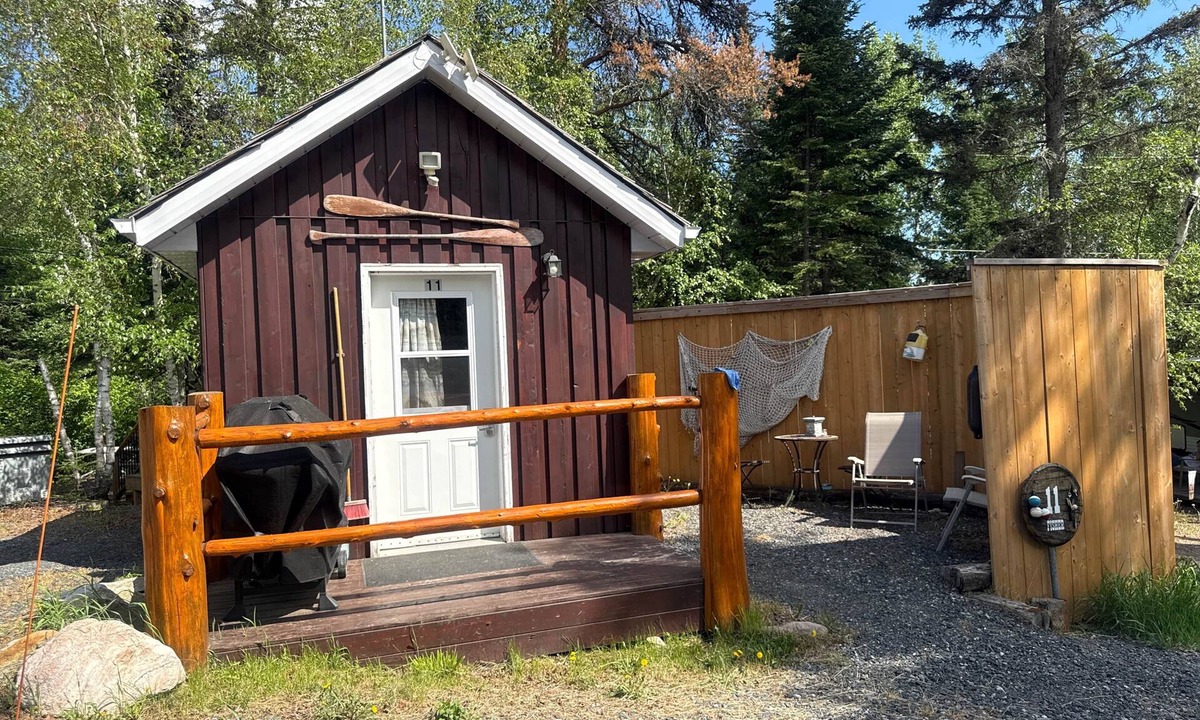 Kenora Cabin | Site 11 Fisher Glamping Bunkie on Small Urban Farm