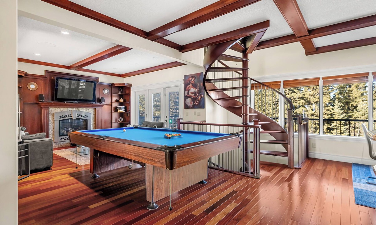 Southwest Calgary House | Spacious 7BR, 3-Story Home | Hot Tub, Sauna, Pool Table, Backyard & Trails