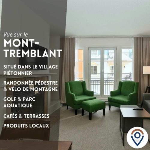 Mont-Tremblant Pedestrian Village Apartment | Village Condo with Balcony & Views - Walk Everywhere