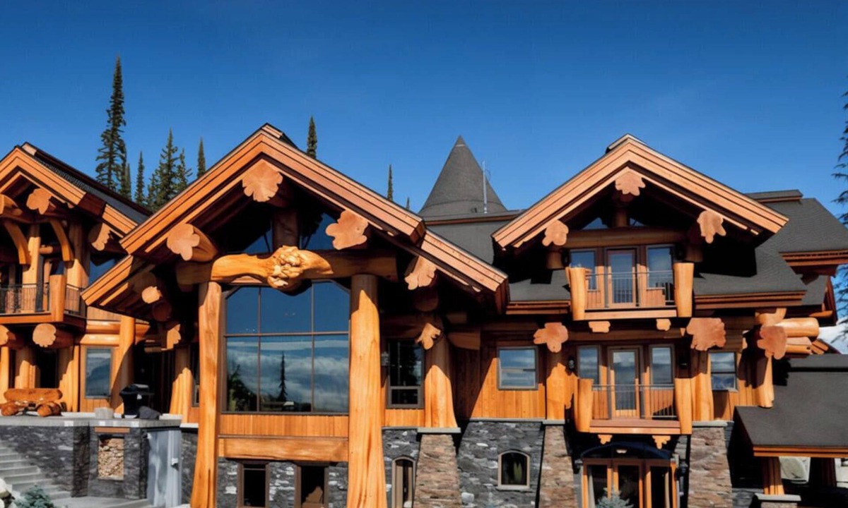 Big White Ski Resort Ski Chalet | White Spirit Lodge, Artisan Log Masterpiece Chalet
