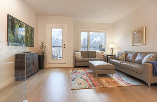 Canmore Villa | 109 - 1106 Bow Valley Trail · Panoramic Mountain View Townhome w/AC