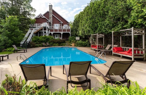 Mauricie House | 2 Units on Scenic Nature w/Fireplace, Spa & Modern Comforts Near Forest Trails