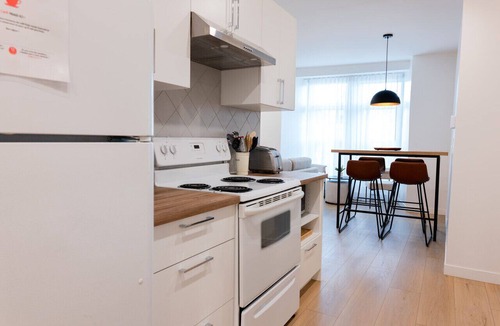 Plateau Mont Royal Apartment | 3Bds/Plateau/St-Denis/AC/TV