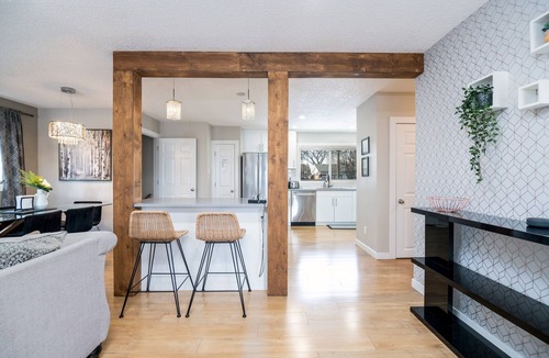 Jasper Place House | 5BR Bungalow: AC|Arcade|Foosball|Walk to WEM