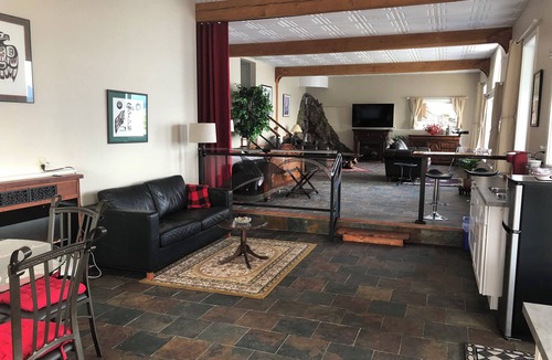 Vananda House | Amazing views, private, spacious, waterfront with fire table, luxury furniture.