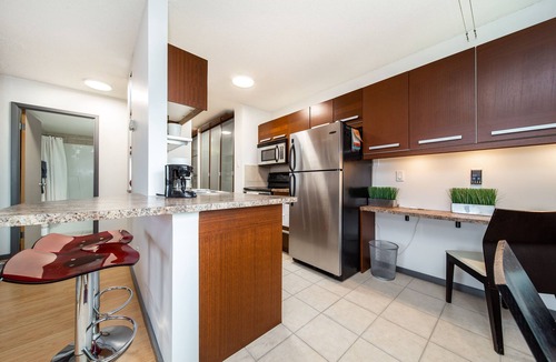 North Central Edmonton Condo | Awesome view, clean stylish decor, and undergound parking