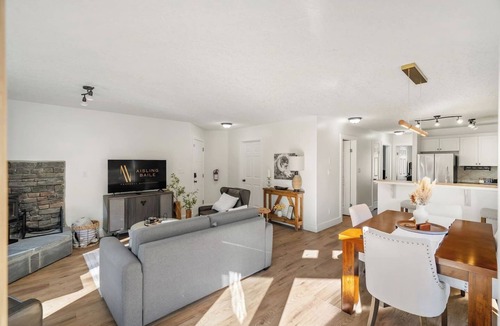 Radium Hot Springs Condo | Bighorn Manor | Central | Wood Fireplace | Views