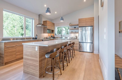 Silver Star Mountain House | Brand new, full duplex sleeps 22 - hot tub, laundry, sauna, BBQ w/views