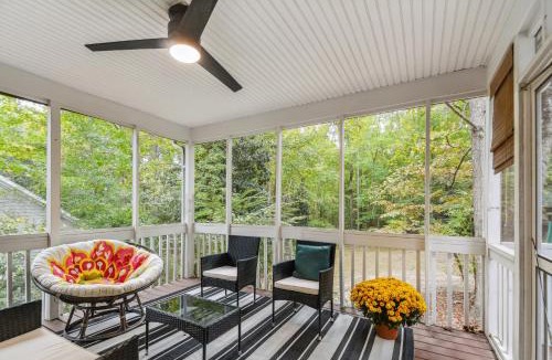 Clayton House | Bright Clayton Home with Screened Deck!