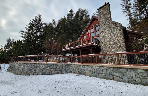 Central Okanagan Apartment | Cabin Suite - Lakeview Walkout-Patio & Firepit