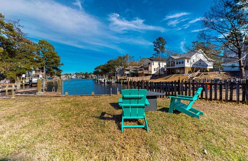 Colington Harbour House | CH50: The Sweet Pelican, 4BR home with Shared Pool- pet friendly