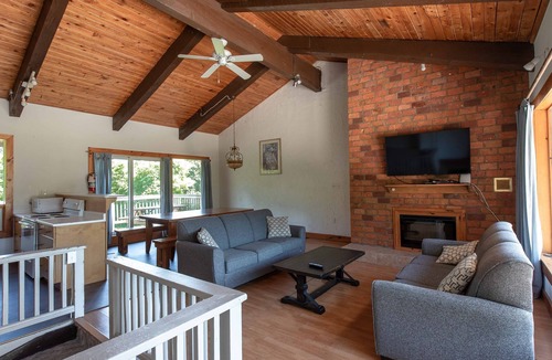 The Blue Mountains Ski Chalet | Chalet Blue - “Moose & Bear” (2 chalets, 10 bedrooms, sleeps 24)