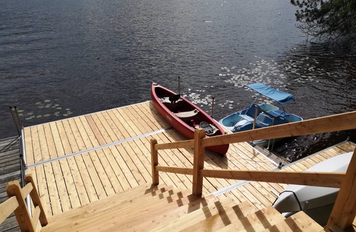 Mauricie Ski Chalet | Chalet Le St-phonie, L'harmonie Entre une Chalet, un Boisé, une Rivière