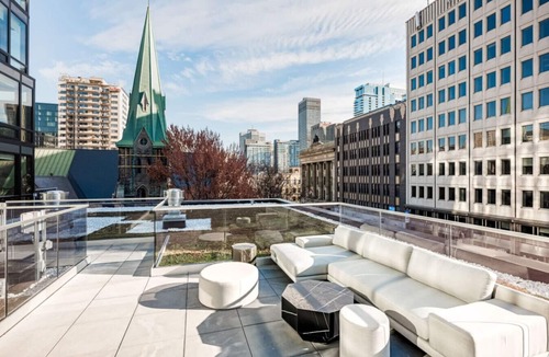 Downtown Montreal Apartment | Chic Cityscape Stay with Panoramic Views