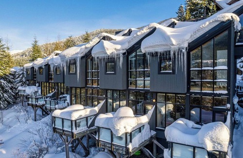 Whistler Creekside Ski Chalet | Christmas in Whistler! Walk to the slopes from huge 2 bedroom + loft chalet