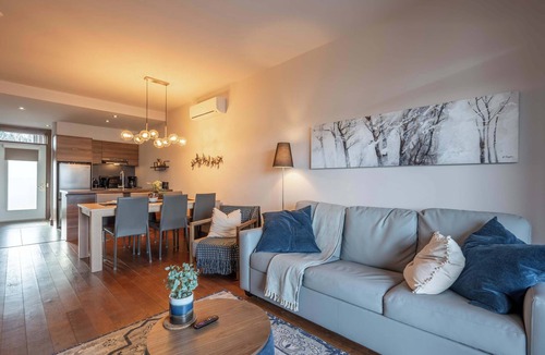 Lac Superieur Village Condo | Condo overlooking Lac Superieur & mountain views