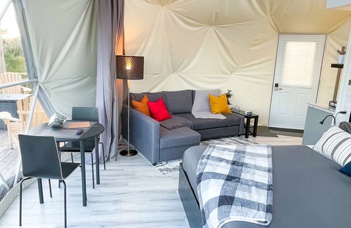 Port Wade Cottage | Cozy and luxurious Diamond Glamping Dome with panoramic views. Pet Friendly
