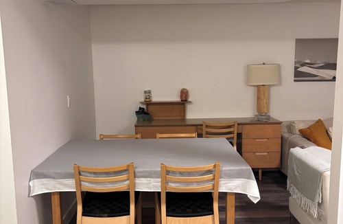 Cedarbrae House | Cozy basement suite w/fireplace. Pet friendly!