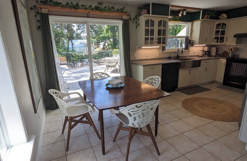 Colwood House | Cozy main floor suite with a breathtaking view.