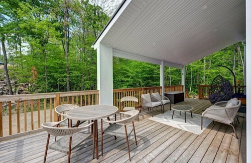 Sainte-Beatrix Ski Chalet | Dix8 -Enjoy forest spa Hideaway Modern & Confort