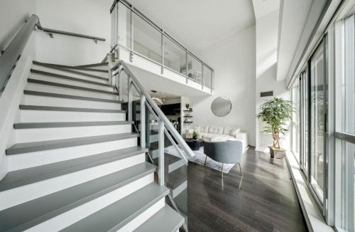 King West Village Apartment | Downtown Loft style Condo with Pool Gym and Balcony