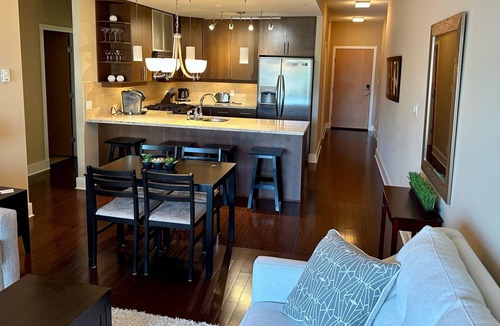 Regional District of Nanaimo Condo | Downtown Parksville condo. 2 bedrooms 2 bathrooms! Steps to Parksville beach!