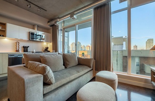 Connaught Apartment | Downtown Views | Boutique Luxury Suite + Workspace