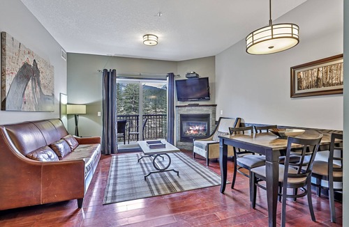 Canmore Condo | Exquisite 2BR/2BTH Luxury Condo with Mountain View, Pool/hottub/kids pool