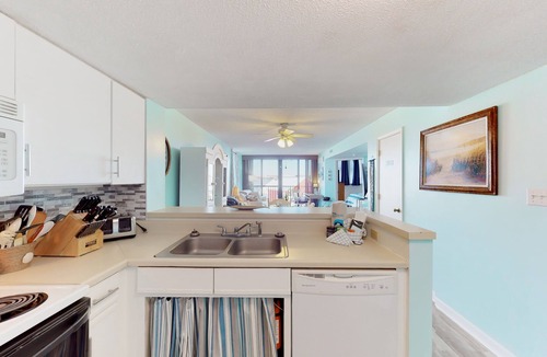Atlantic Beach Condo | Fourth-floor side condo at oceanfront resort with pools, hot tub & beach access
