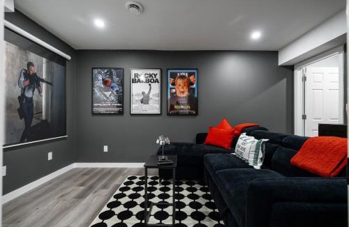 Northeast Edmonton House | Hollywood Hideaway Sauna Home Theater BBQ