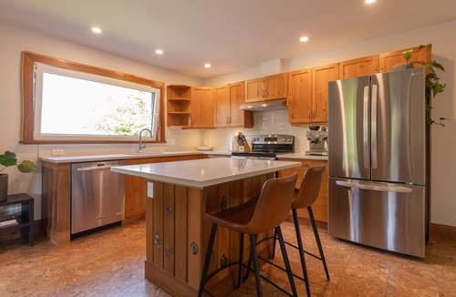 Tofino Cabin | Inlet view carriage house on Jensens Bay private hot tub 2 king bedrooms 2 bath
