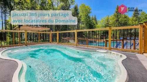 Pont-Rouge House | La Fleur Urbaine - Chalet 6 pers Spa Sauna Piscine - Resort près de Québec