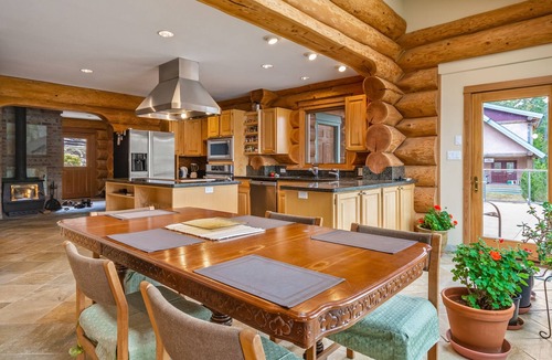 Walkers Ski Chalet | Lake Front Log Home on Kootenay Lake,British Columbia