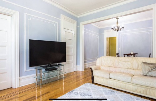 Bushwick Apartment | Large bedroom Large living and dining area Brownstone house Very comfy