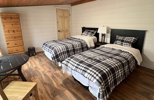 Whitecourt Ski Chalet | Large Log House with River Views