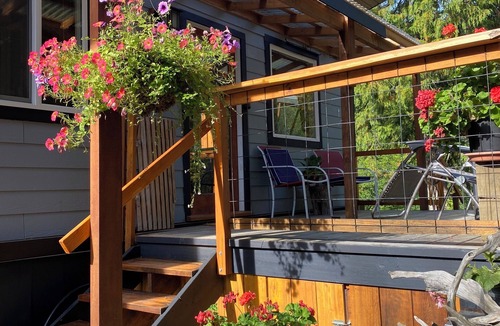 Sunshine Coast Cabin | Little Cabin with cedar sauna, Nestled amongst cedars on a quiet acreage.