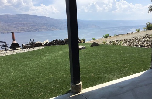 Central Okanagan House | Lovely ground level suite, private lakefront home. Beautiful grounds. Great view