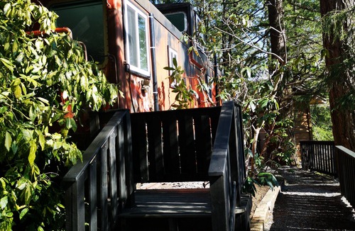 Agassiz Cabin | Luxury Caboose in Rhododendron Forest